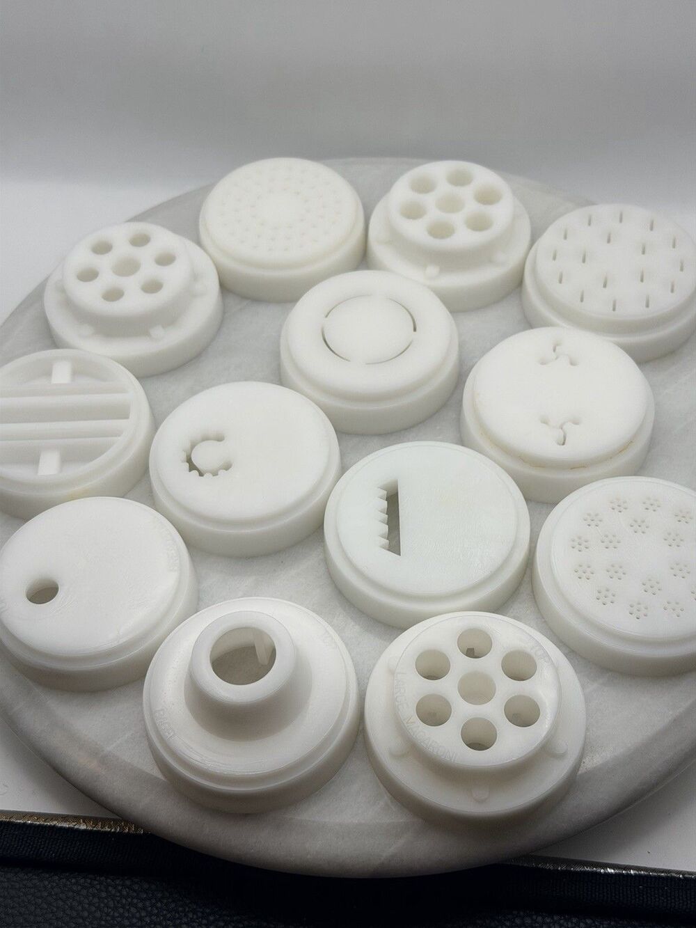 Pasta Express X2000 Replacement Pasta Dies Disc Lot 13 Spaghetti Macaroni OEM